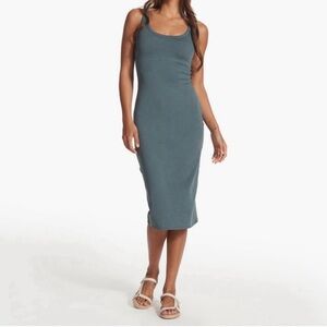 Size XS Vuori Lake Heather Halo Essential Knit Dress